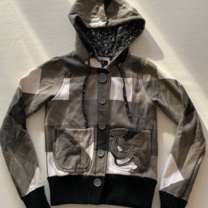 SOLD
Truth Soul Armor Button Up Hooded Jacket